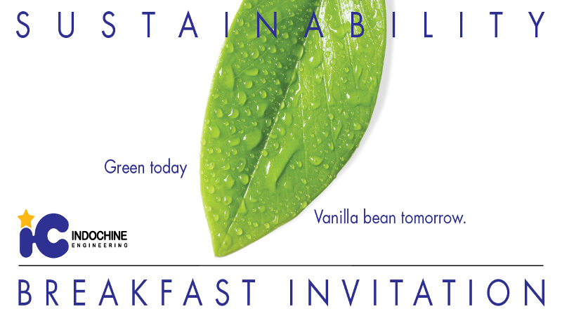 All-inclusive approach to sustainability; Green today, vanilla bean tomorrow