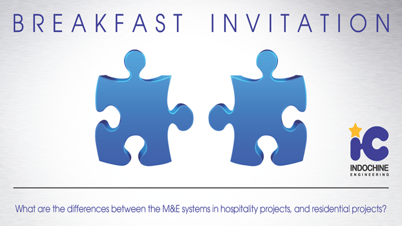 What are the differences between the M&E systems in hospitality projects and residential projects?