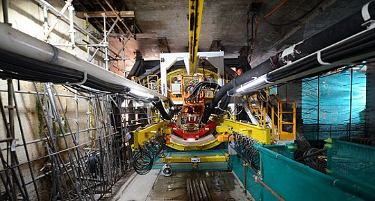 Tunnel boring robot ready to go for Ho Chi Minh City metro construction